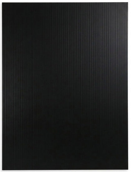 Corrugated plastic - black 11 x 14 "