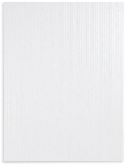 Corrugated plastic - white 11 x 14 "