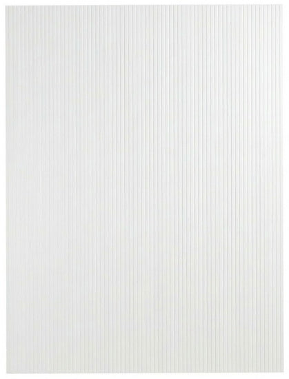 Corrugated plastic - white 16 x 20 "