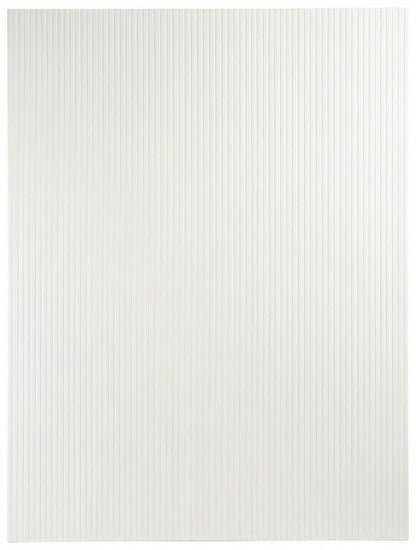 Corrugated plastic - white 18 x 24 "