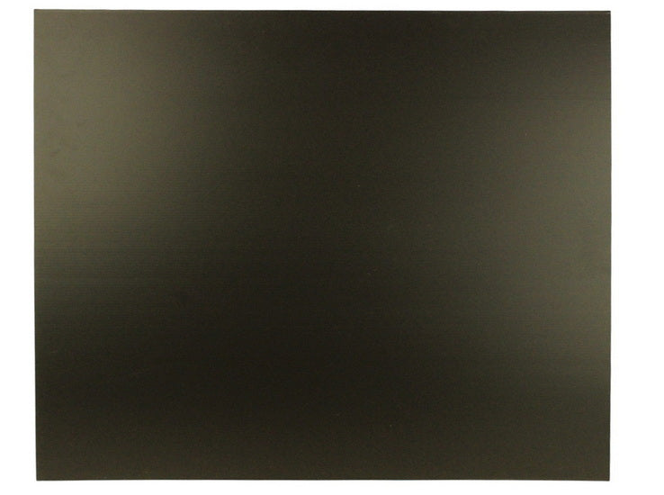 Plastique cannelé noir - 36x48 po