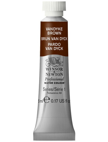 Professional watercolour - 5ml - vandyke brown - s1