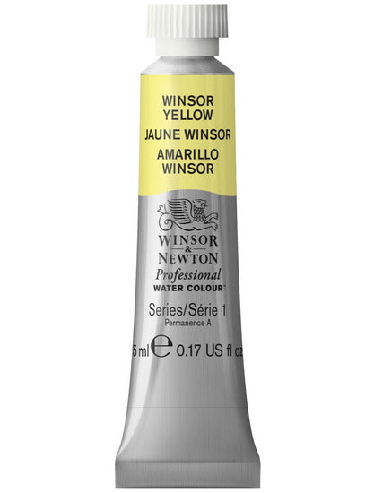 Professional watercolour - 5ml - winsor yellow - s1