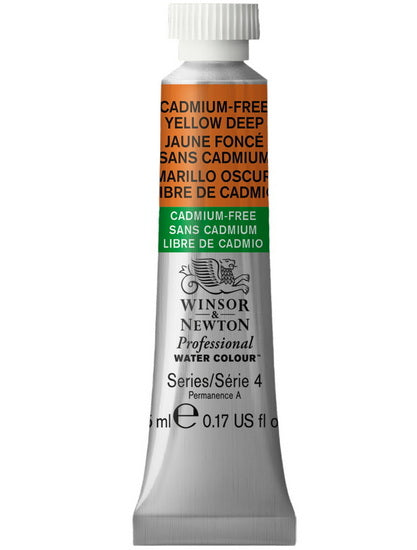 Professional watercolour - 5ml - cadmium-free yellow deep - s4