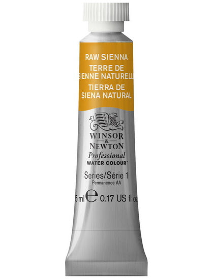 Professional watercolour - 5ml - raw sienna - s1