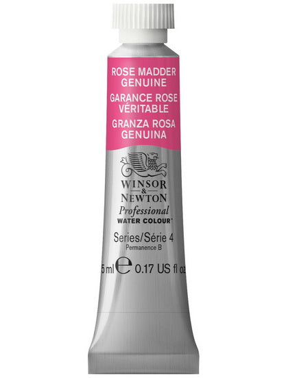 Professional watercolour - 5ml - rose madder genuine - s4