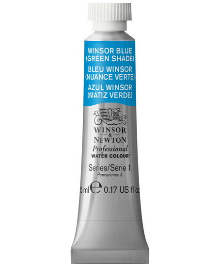 Professional watercolour - 5ml - winsor blue green shade - s1