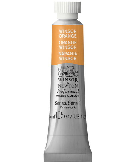 Professional watercolour - 5ml - winsor orange - s1