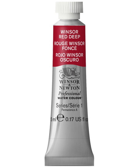 Professional watercolour - 5ml - winsor red deep - s1