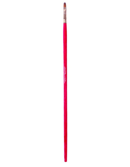 Brush Short Handle/Synthetic Bristles Oval - #4