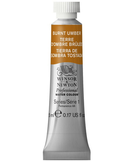 Professional watercolour - 5ml - burnt umber - s1