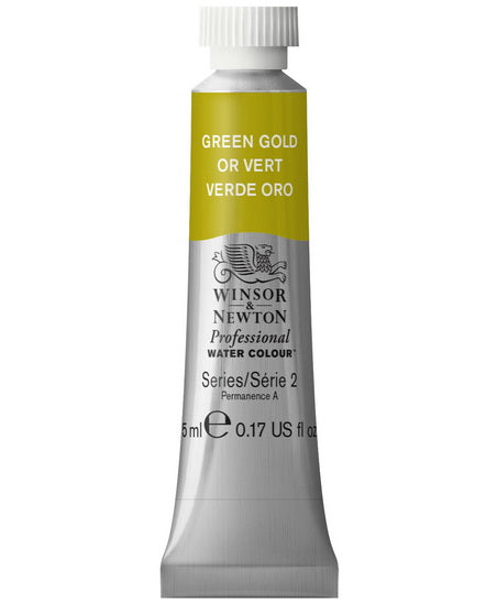 Professional watercolour - 5ml - green gold - s2