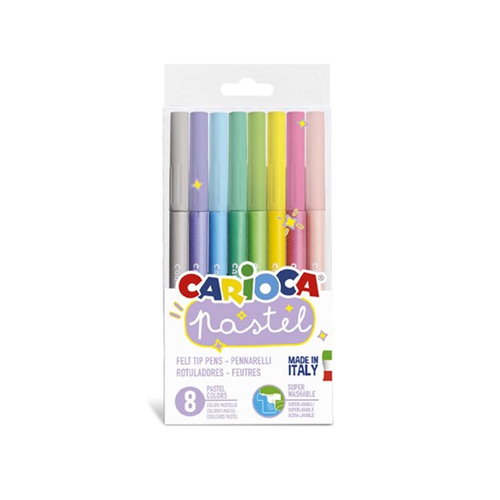 Ens. 8 crayons de cire - néon