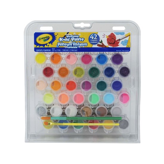 42-Colour Washable Kids' Paint Set