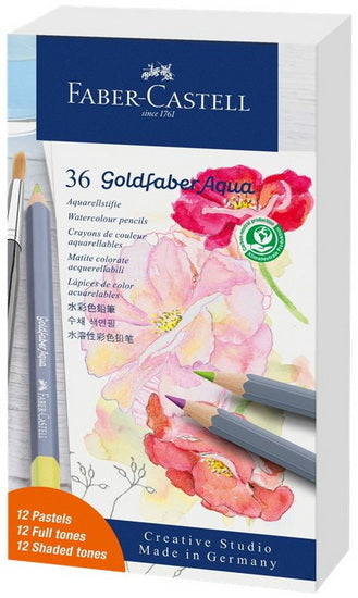 Set of 36 goldfaber aqua watercolor pencils