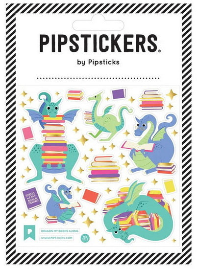 Pipstick stick dragon my books along