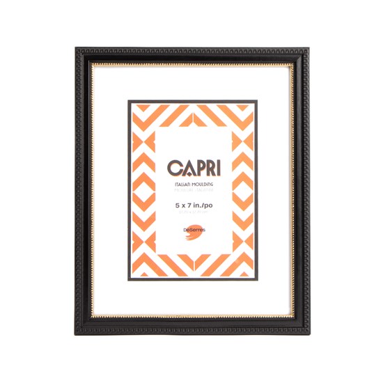 Cadre photo capri - classique - doré - 5 x 7 pouces