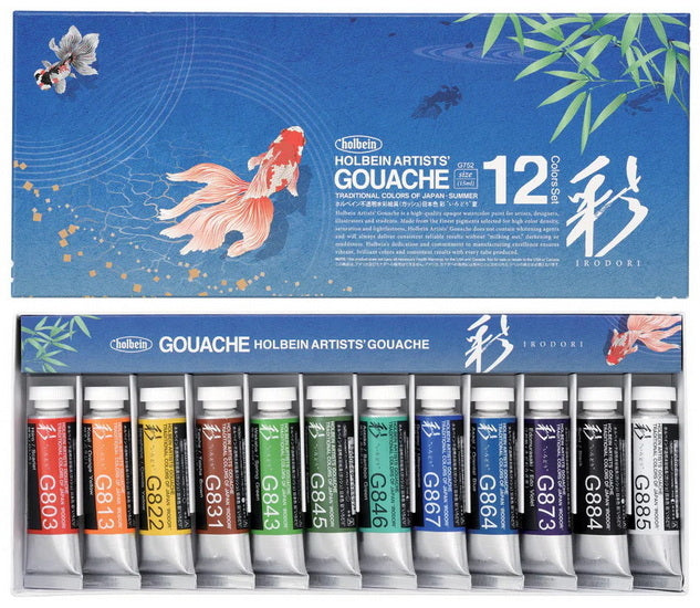 Set of Gouache Irodori Summer - 15ml