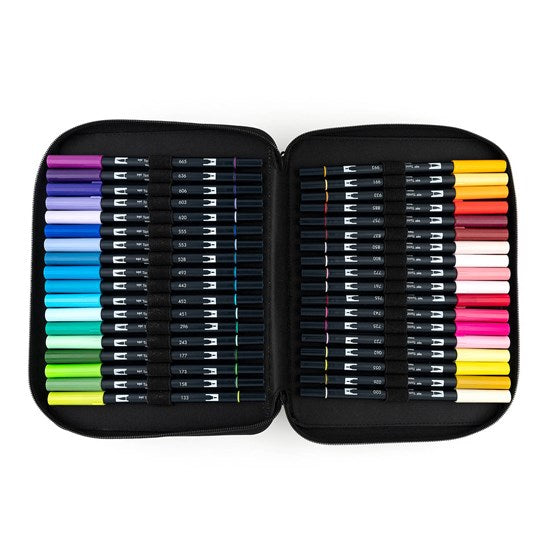 Set of 54 dual brush pen