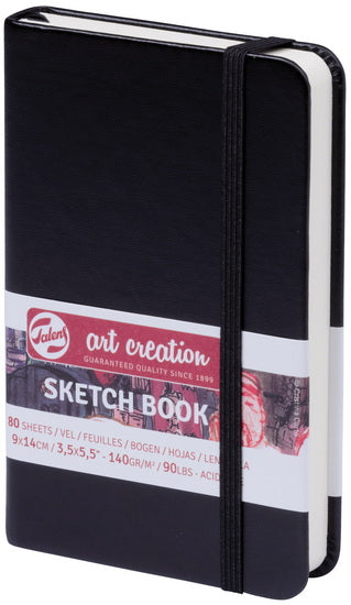 Carnet croquis art création  noir - 9x14cm