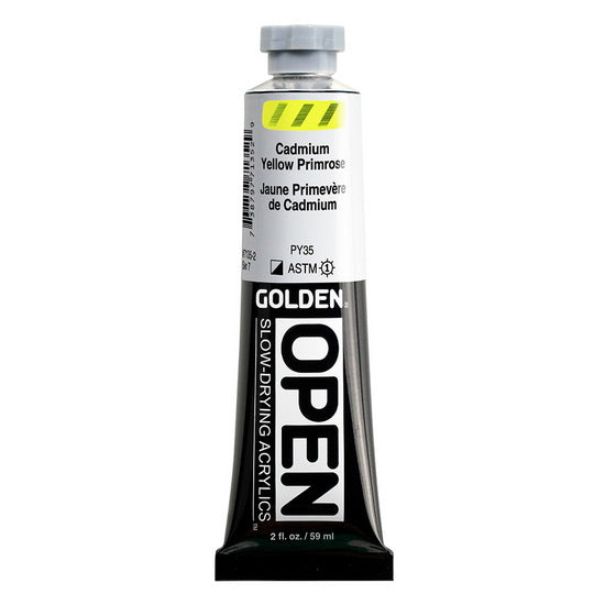 Acrylic open - 2 oz  cadmium yellow primrose  s7