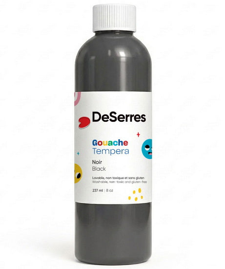 Washable tempera - 237ml - black
