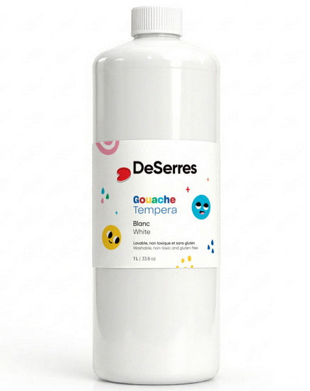 Washable tempera - 1l - white