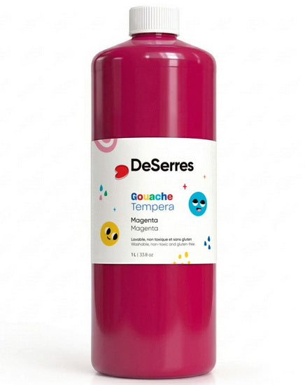 Washable tempera - 1l - magenta