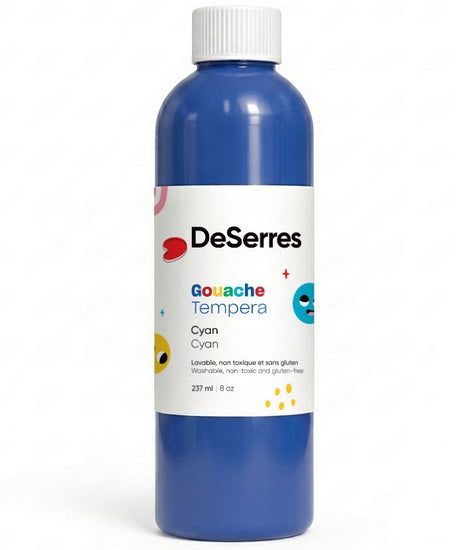 Washable tempera - 237ml - cyan