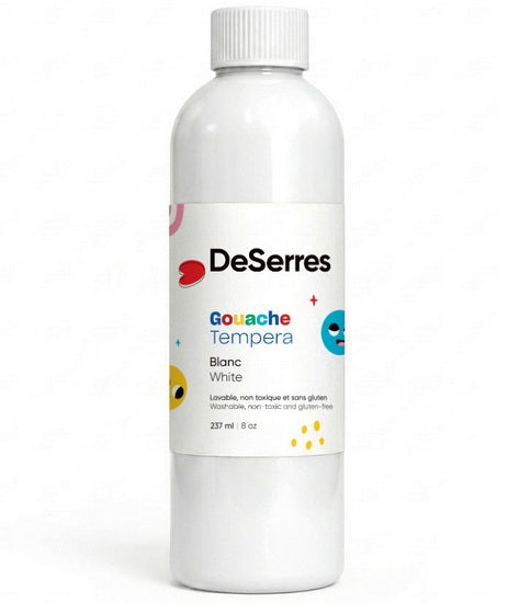 Washable tempera - 237ml - white