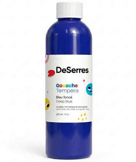 Washable tempera - 237ml - dark blue