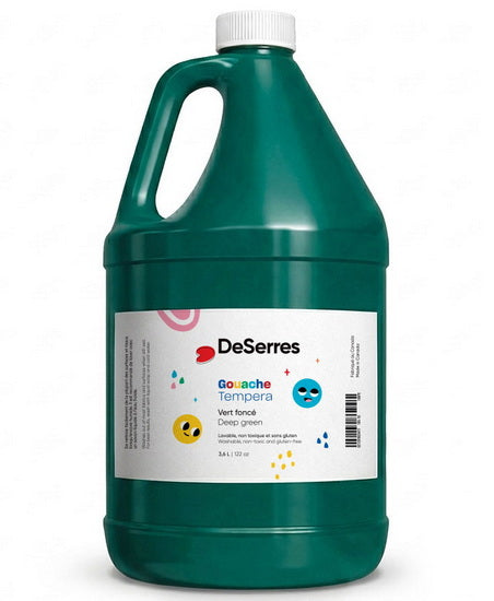 Washable tempera - 3.6l - dark green