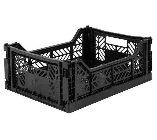Caisse pliante - noir - 30 x 40 x 17 centimètres liter