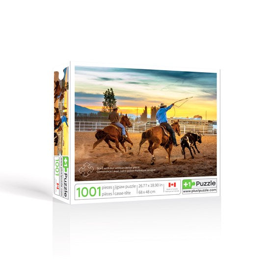 1,001-Piece Puzzle - "Tie-Down Roping"