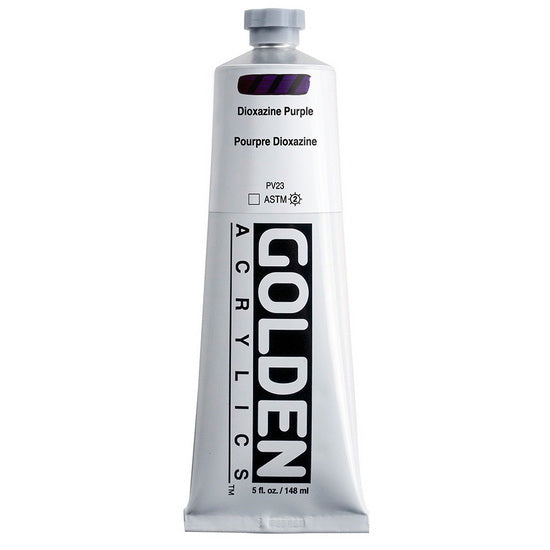 Acrylic heavy body - 5 oz  dioxazine purple  s6
