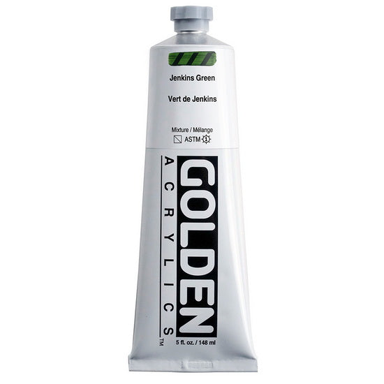 Acrylic heavy body - 5 oz  jenkins green  s7