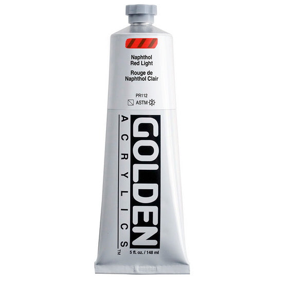 Acrylic heavy body - 5 oz  naphthol red light  s5