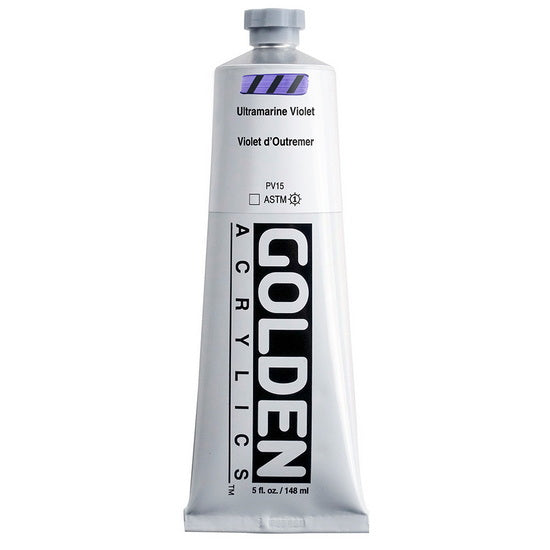 Acrylic heavy body - 5 oz  ultramarine violet  s4
