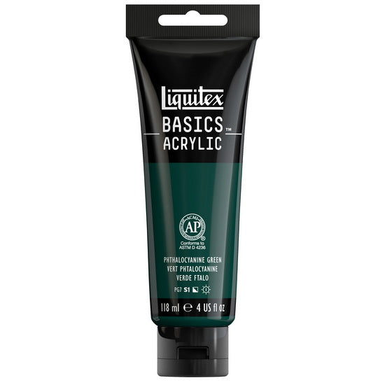 Basics acrylic - 4oz - phthalocyanine green
