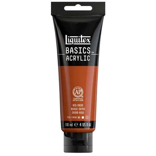 Basics acrylic - 4oz - red oxide