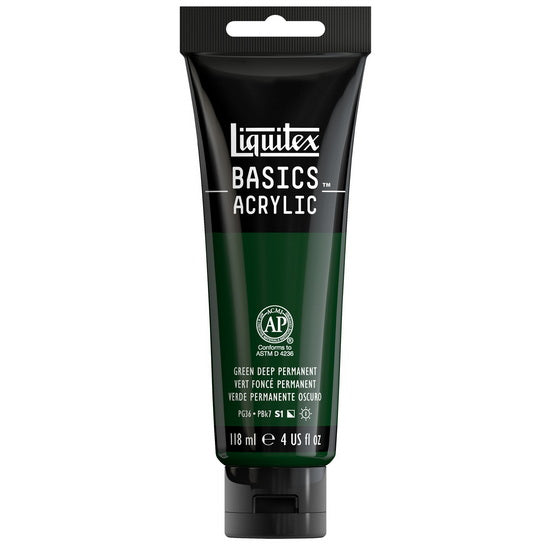 Basics acrylic - 4oz - permanent deep green