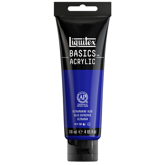 Basics acrylic - 4oz - ultramarine blue