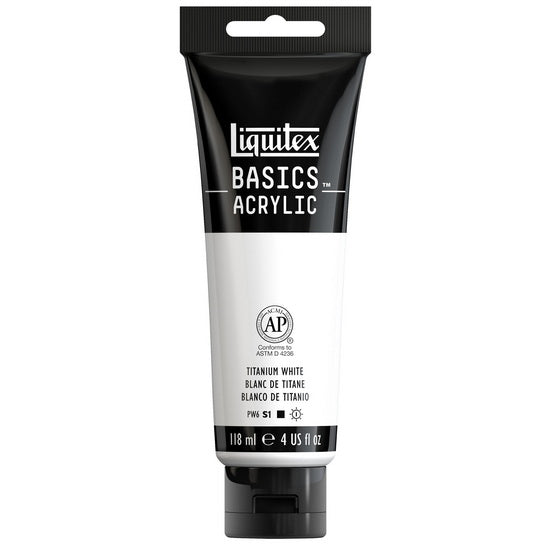 Acrylique basics - 4oz - blanc de titane