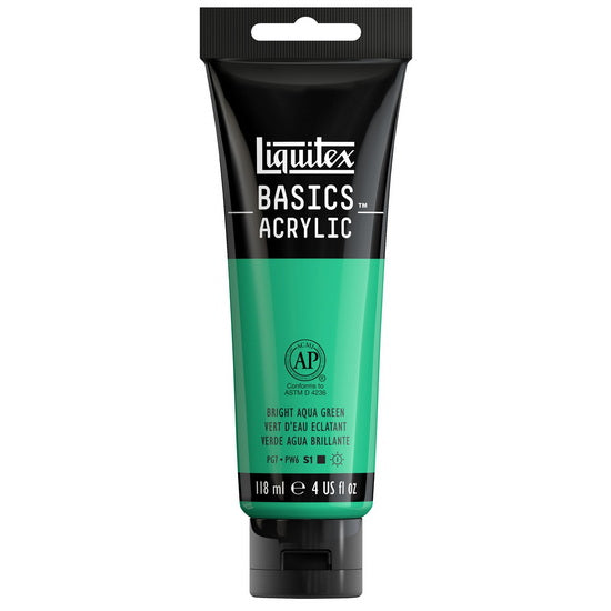 Basics acrylic - 4oz - bright aqua green