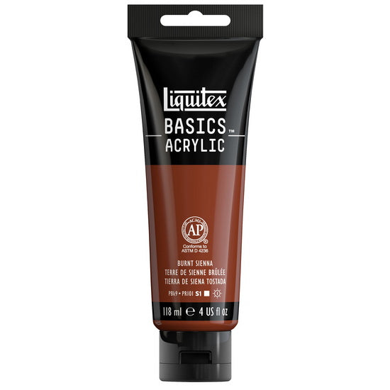 Basics acrylic - 4oz - burnt sienna