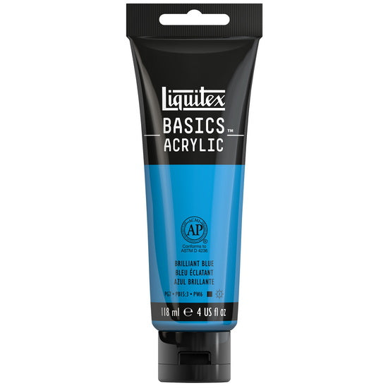 Basics acrylic - 4oz - brilliant blue