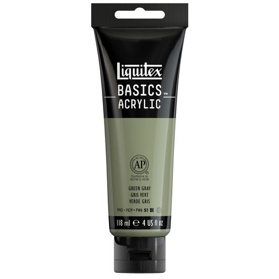 Basics acrylic - 4oz - green gray