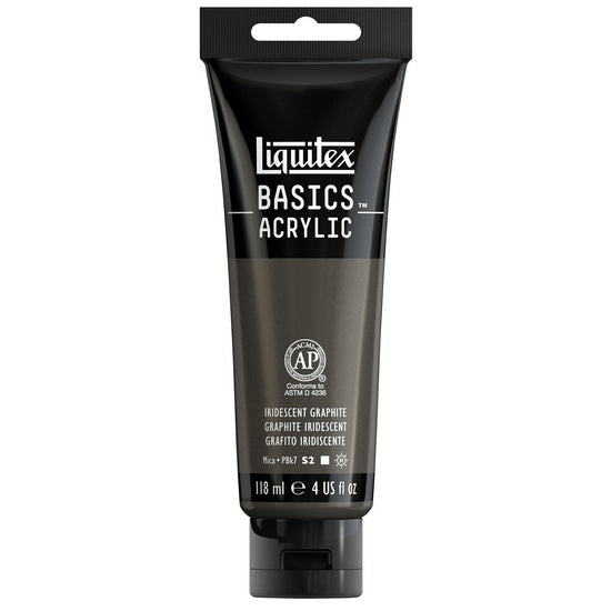 Acrylique basics - 4oz - graphite iridescent