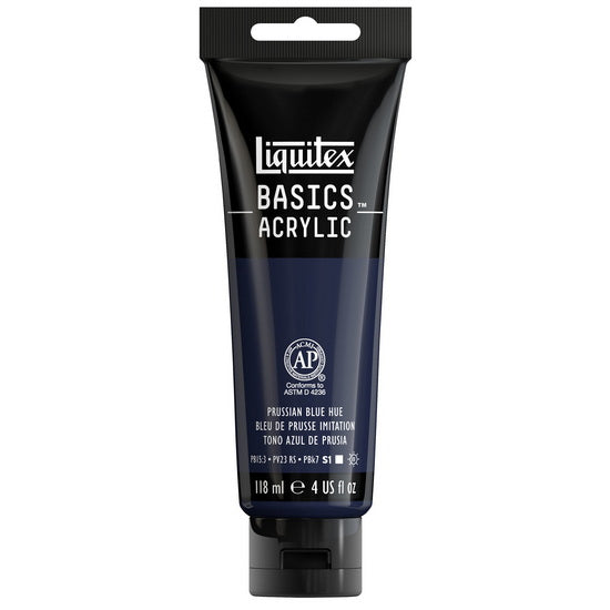 Basics acrylic - 4oz - prussian blue