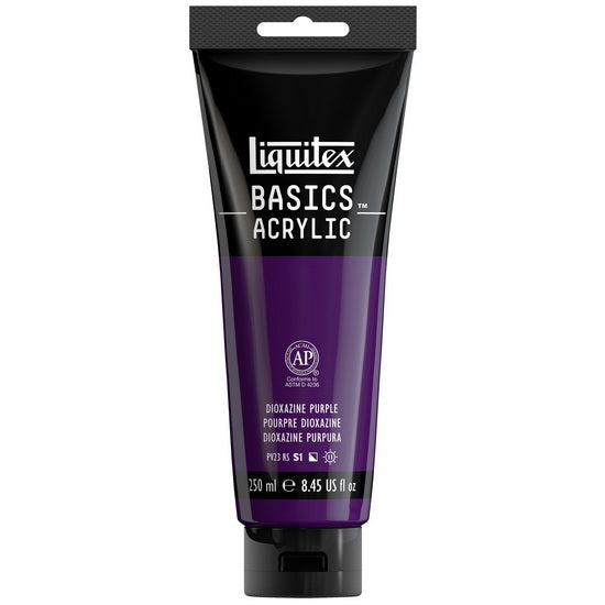 Basics acrylic - 8oz - dioxazine purple
